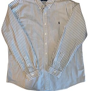 Ralph Lauren bluelabel Oxford
classicfit button down XXL black/dark grey stripes